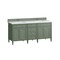 James Martin Vanities Brittany 72in Double Vanity, Smokey Celadon w/ 3 CM White Zeus Top 650-V72-SC-3WZ - alternate 4